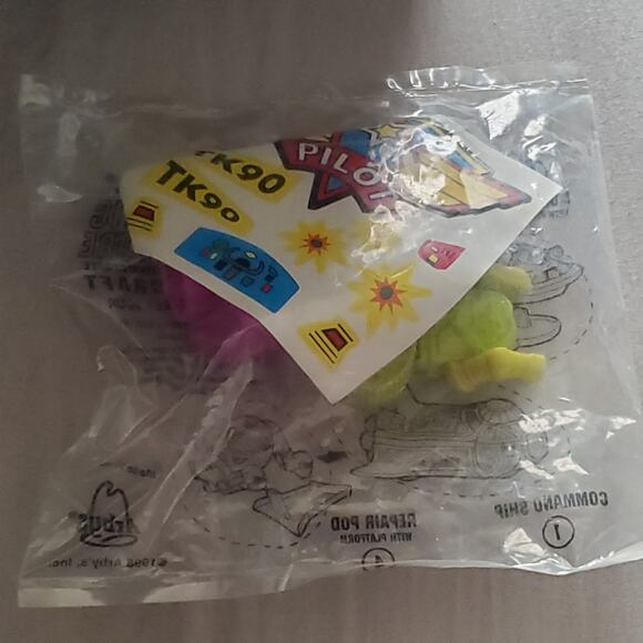 1998 Arbys Galactic Adventure Scout Saucer with Spacebot New in Package - Picture 2 of 2